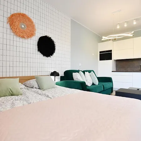 아파트 Nadmorskie Tarasy Navigator Baseny Sauna, Silownia Gratis 코워브제크