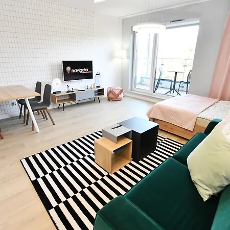 아파트 Nadmorskie Tarasy Navigator Baseny Sauna, Silownia Gratis