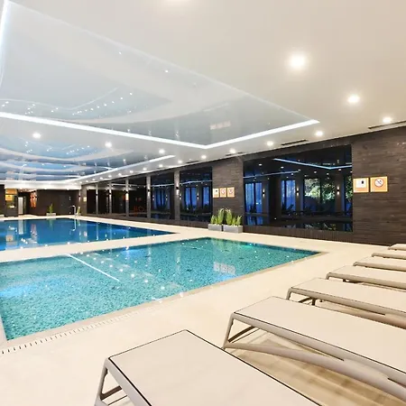 아파트 Nadmorskie Tarasy Navigator Baseny Sauna, Silownia Gratis 코워브제크