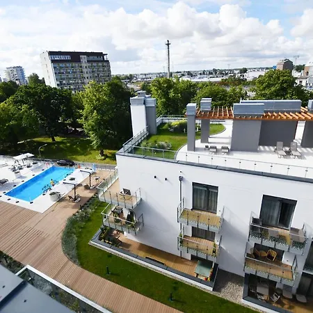 아파트 Nadmorskie Tarasy Navigator Baseny Sauna, Silownia Gratis